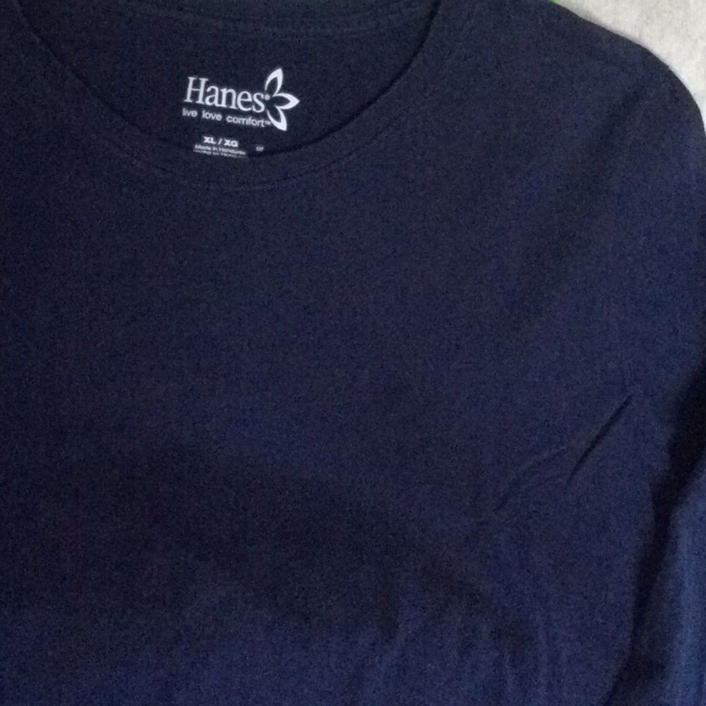 Hanes Pocket Tee Shirt Bundle Neon, Royal, and Navy - Picture 5 of 5